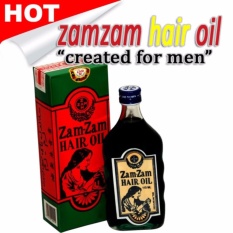 Zam Zam Original Zamzam Hair Oil Minyak Penumbuh Rambut Jambang Jenggot Bulu.