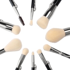 ZongHAX 10 Pcs Khusus Super Soft Makeup Brush Cosmetics Foundation Blending Brush Kuas Bedak Wajah-Intl