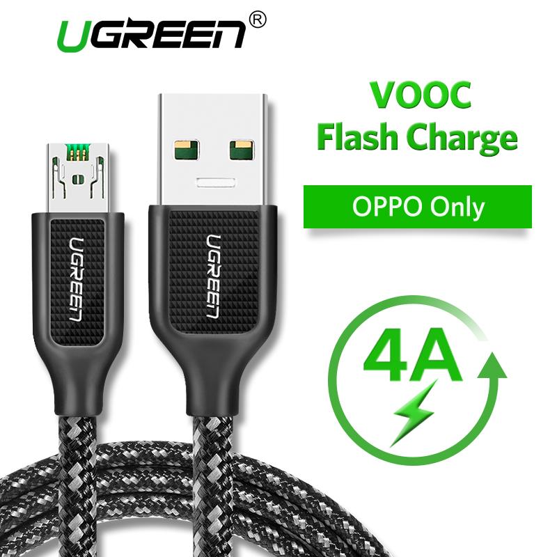 UGREEN Kabel Data VOOC Kabel Charging for OPPO R5 R7 R7S R9S R9S plus F5 F1S A77 A57 A83 A71 F7 R13 R15 plus R15 R11 R11s R9s R9 R11plus oppo r17 findx r9plus r7s Fast Charging