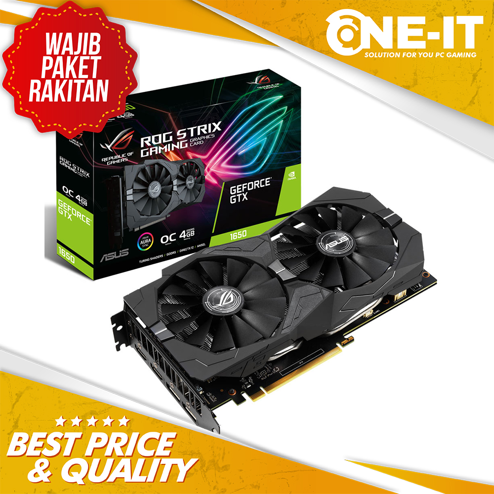 Asus Geforce Asus 1650 Rog Strix 4gb VGA GPU Asus GTX 1650 SUPER
