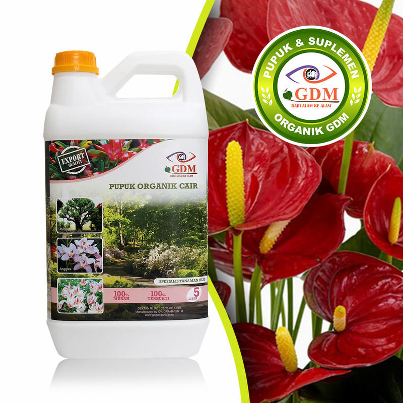 Anthurium fertilizer organic liquid GDM 5 liters Lazada