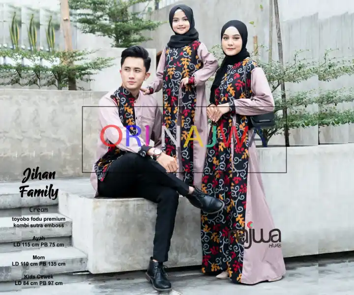 Srikandi Family Couple Anak Cewek Baju Couple Baju Couple Batik Baju Muslim Couple Fashion Terkini Lazada Indonesia