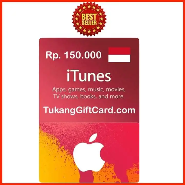 Itunes Gift Card Region Indonesia Rp 150 000 Igc Redeem Code Lazada Indonesia