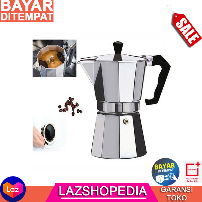 OneTwoCups Espresso Coffee Maker Moka 