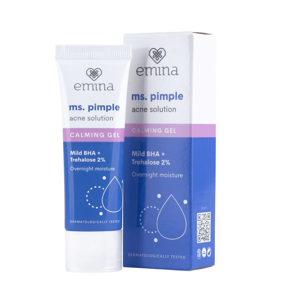 Emina Ms Pimple Acne Solution Calming Gel 20 mL | Lazada Indonesia