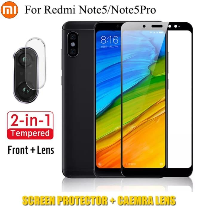 PAKET 2IN1 Full Cover Tempered Glass Xiaomi Redmi Note PRO Anti
