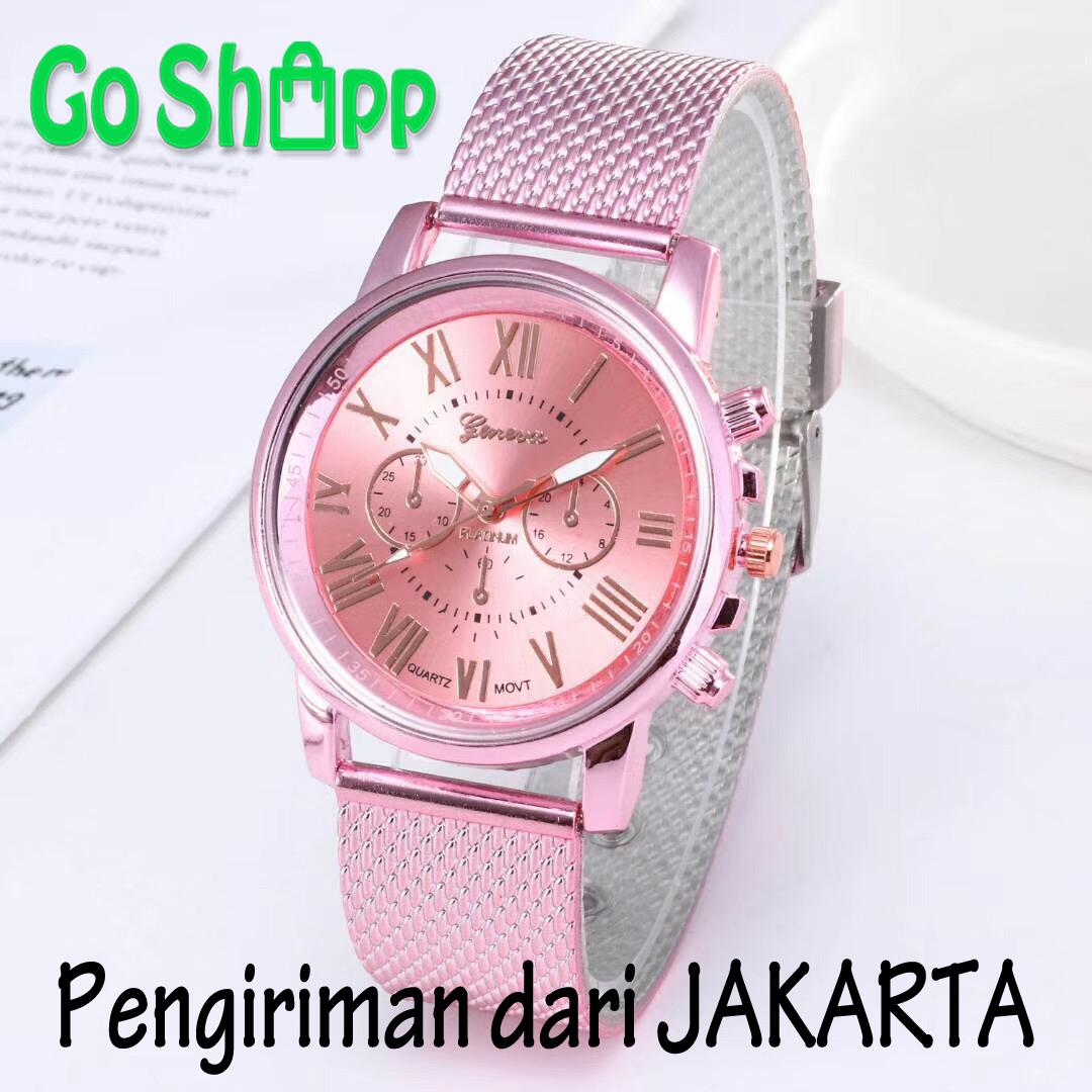 Jam Tangan Geneva Strap Glossy - Jam Tangan Geneva - Jam Tangan Wanita - Jam Tangan