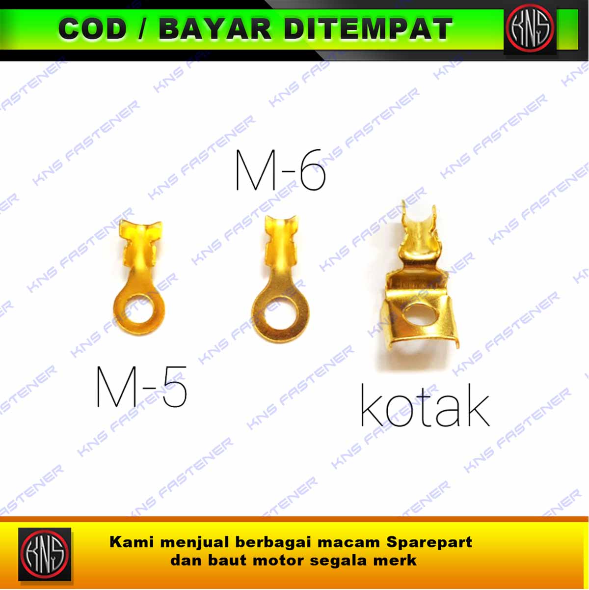 Skun Aki Bulat M6 / Terminal Aki / Skun Kabel / Terminal Kabel / Sekun