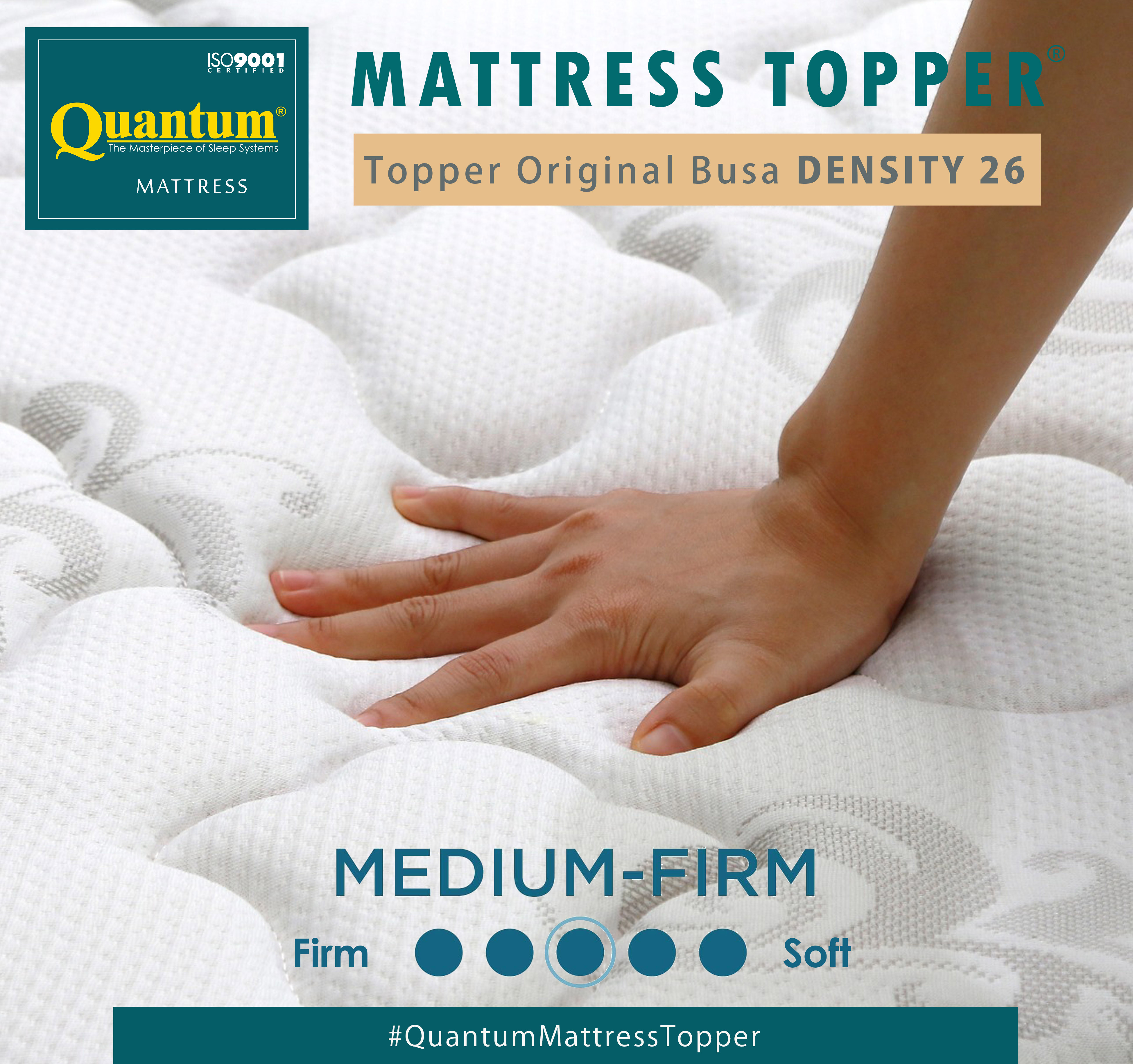 Quantum Mattress Topper 6 Cm 120 X 200 Alas Kasur Springbed Spring Bed Matras Lazada Indonesia