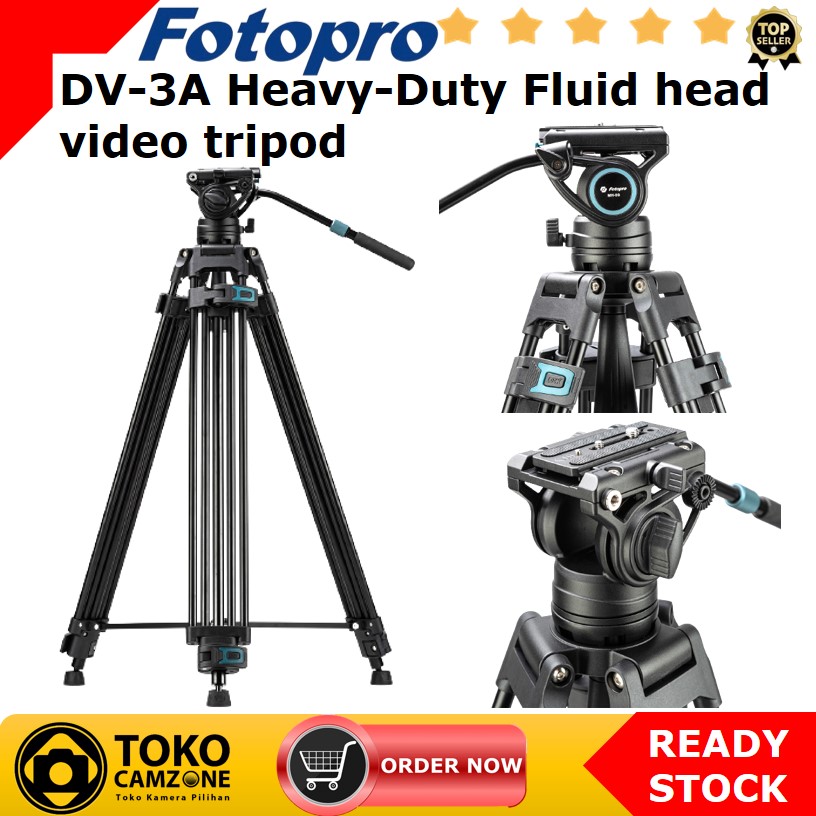Fotopro DV3A HeavyDuty Fluid head video