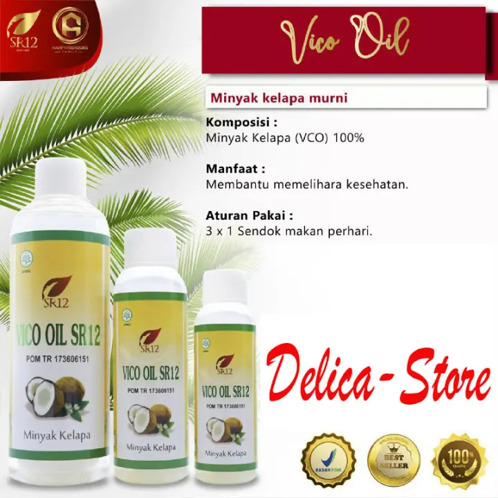 Minyak Kelapa Murni Cair Vco 250 Ml Sr12 Bpom Harga Distributor Lazada Indonesia