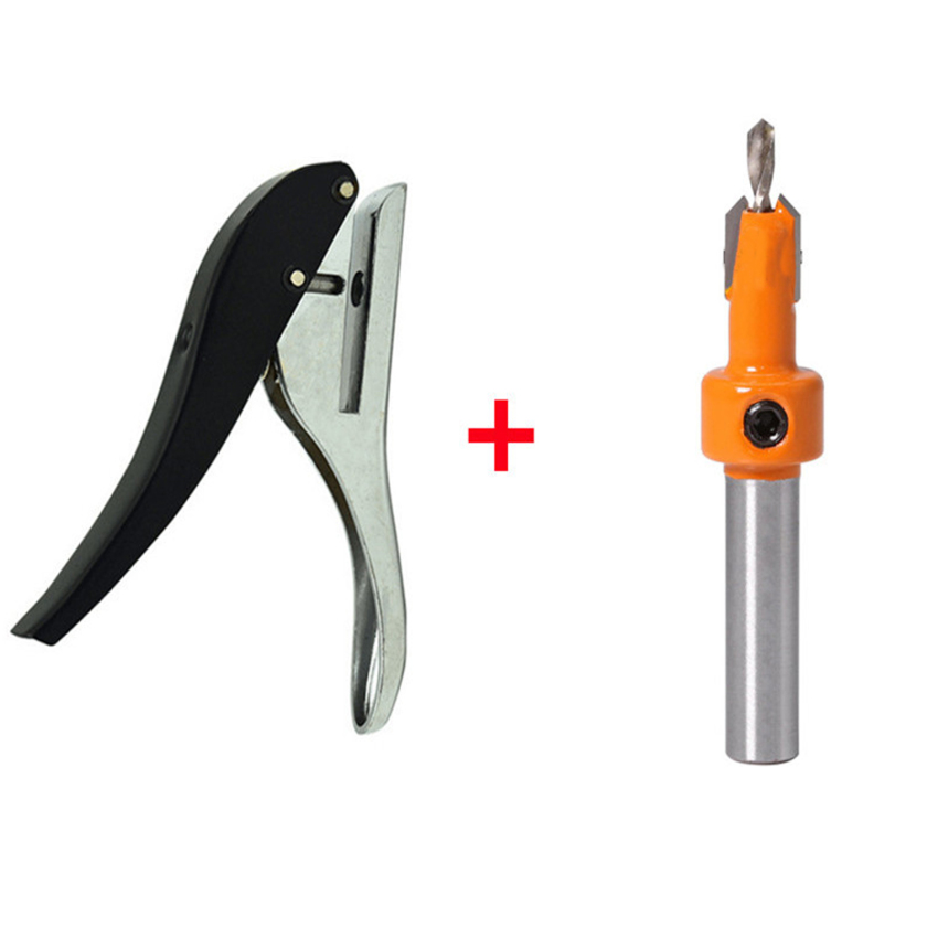 Screw Covers Hole Punch 8mm Aperture Round Punch Pliers Credit Photo Paper Card Corner Round