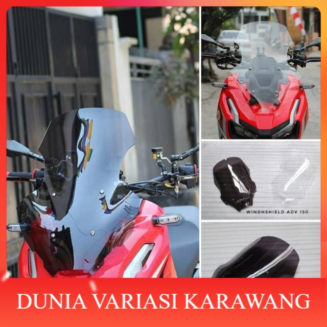 WINDSHIELD HONDA ADV 150 VISOR ADV 150 KACA DEPAN ADV 150 MIKA ADV 150