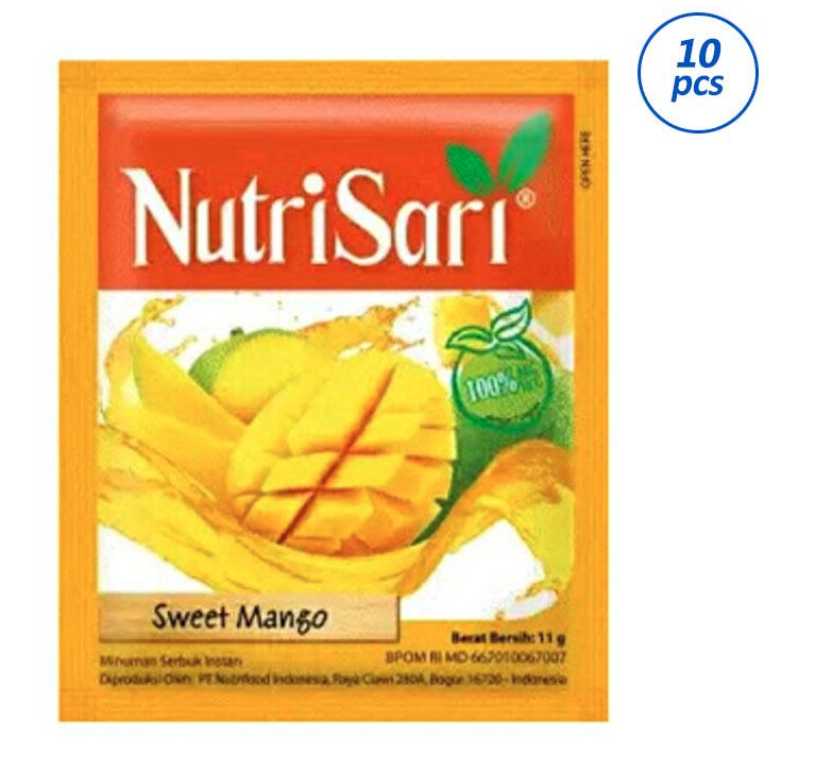 Nutrisari Sweet Mango 1 Dus Isi 16 Renceng Lazada Indonesia