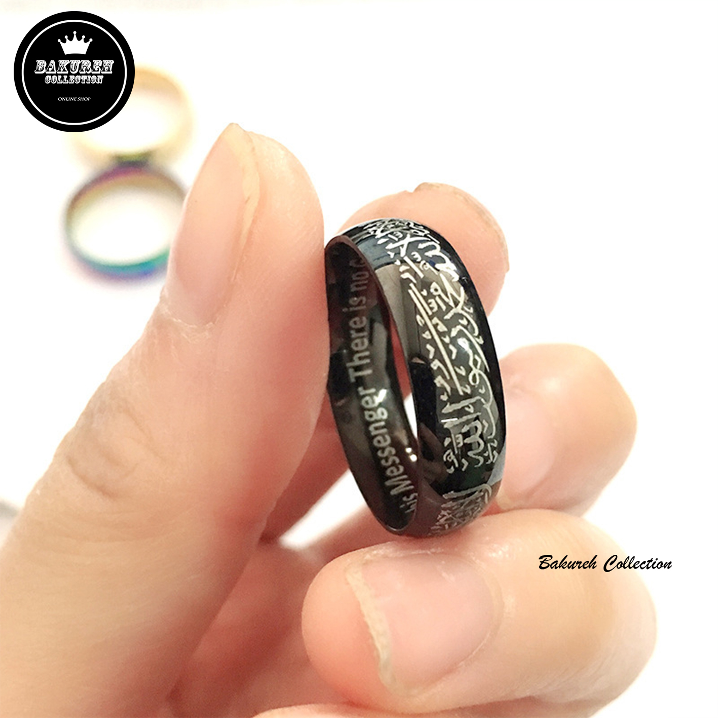 Bakureh Collection Cincin Tauhid Terbaru Cincin Tulisan Arab Cincin Pria Dan Wanita Cincin Couple Lazada Indonesia
