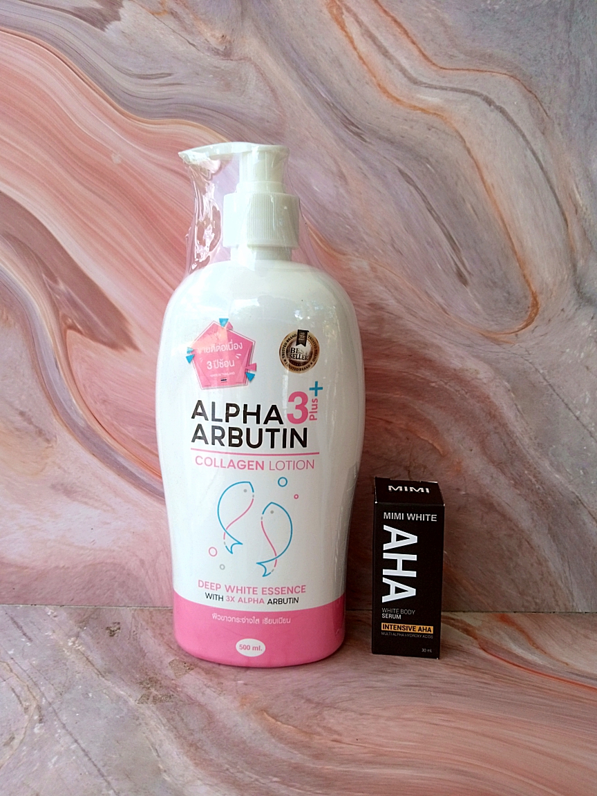 [BPOM] ALPHA ARBUTIN 3 PLUS COLLAGEN WHITENING LOTION , HAND BODY