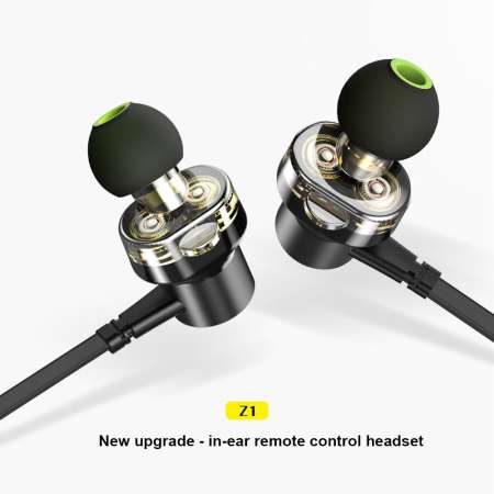 Habuy AWEI Z1 หูฟังแบบใส่หูสำหรับชุดหูฟังโทรศัพท์หูฟังมีสายพร้อมไมโครโฟนหูฟังเอียร์บัด