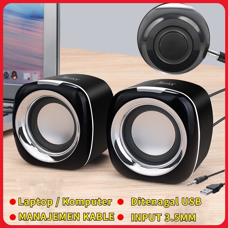 Speaker Komputer PC SUPER Full BASS / Speaker Laptop Desktop