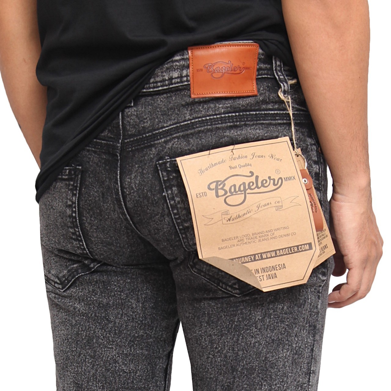 dfs Celana Jeans Pria Sandwoash Snow 