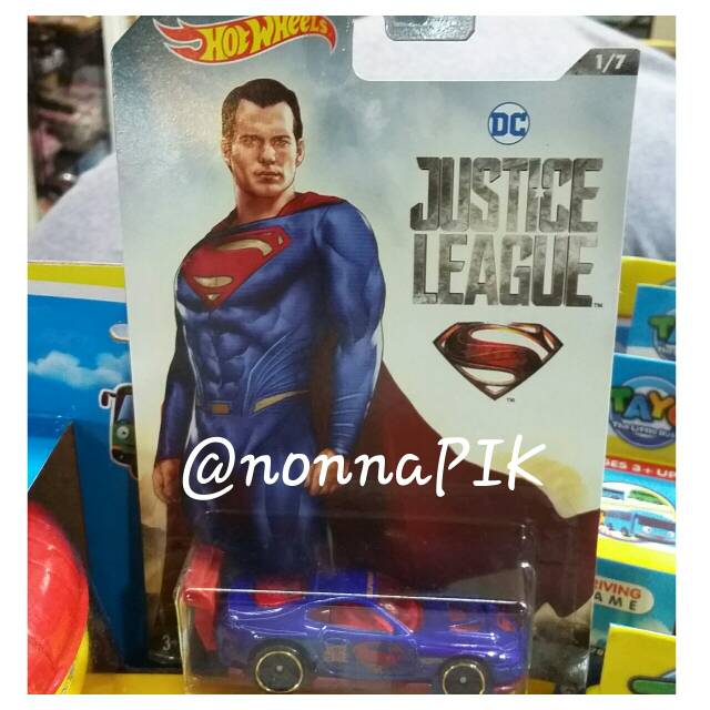 Hot Wheels DC COMICS SUPERHERO Justice League SUPERMAN