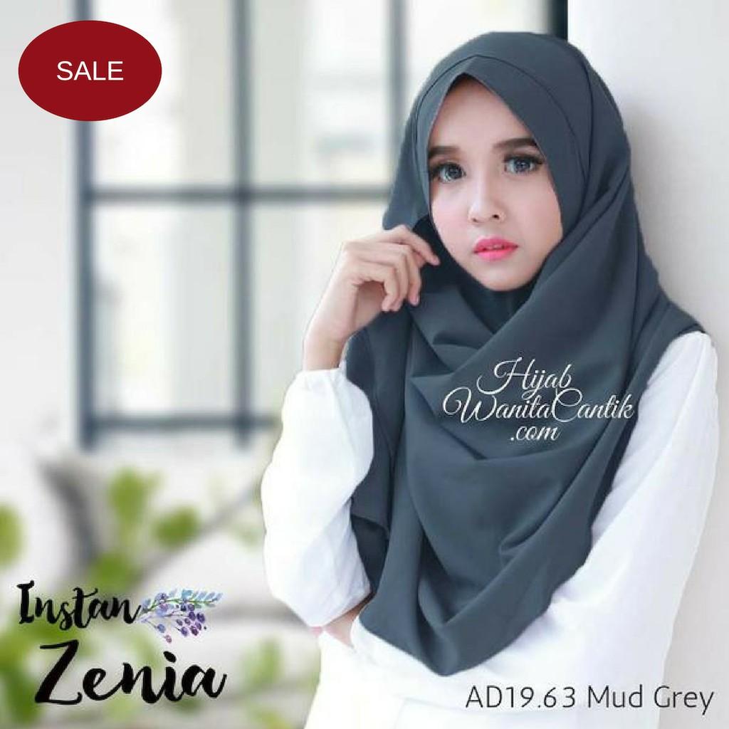 Hijabwanitacantik ORI | DEFECT SALE Pashmina Instan Zenia ORIGINAL | Jilbab Instan