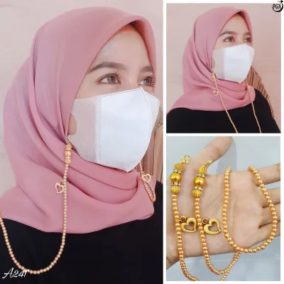PGX Strap Masker - Kalung Masker - Tali Masker Mutiara Premium Aksesoris Fashion A241