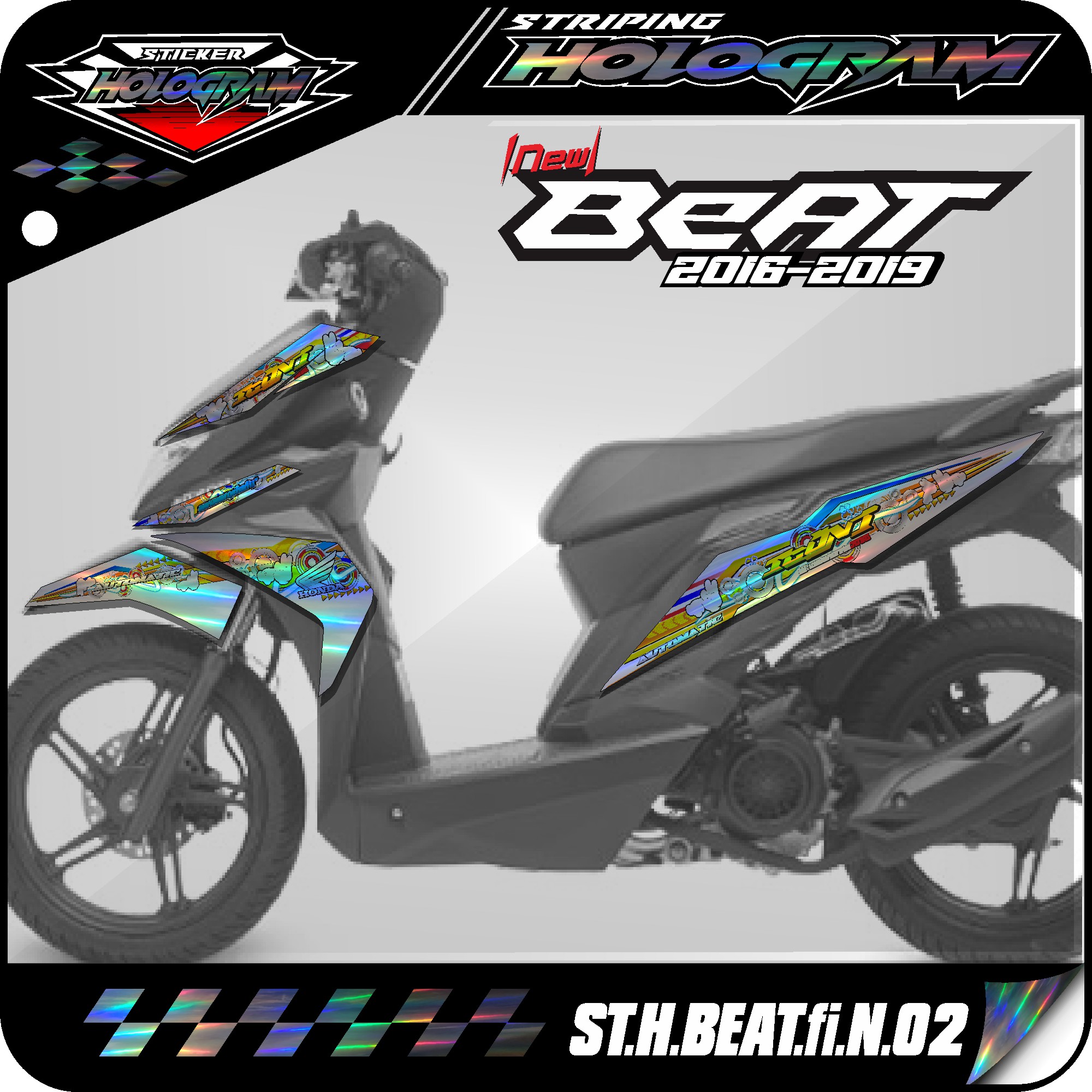 Jual List Motor Beat Fi Variasi Terlengkap Lazada