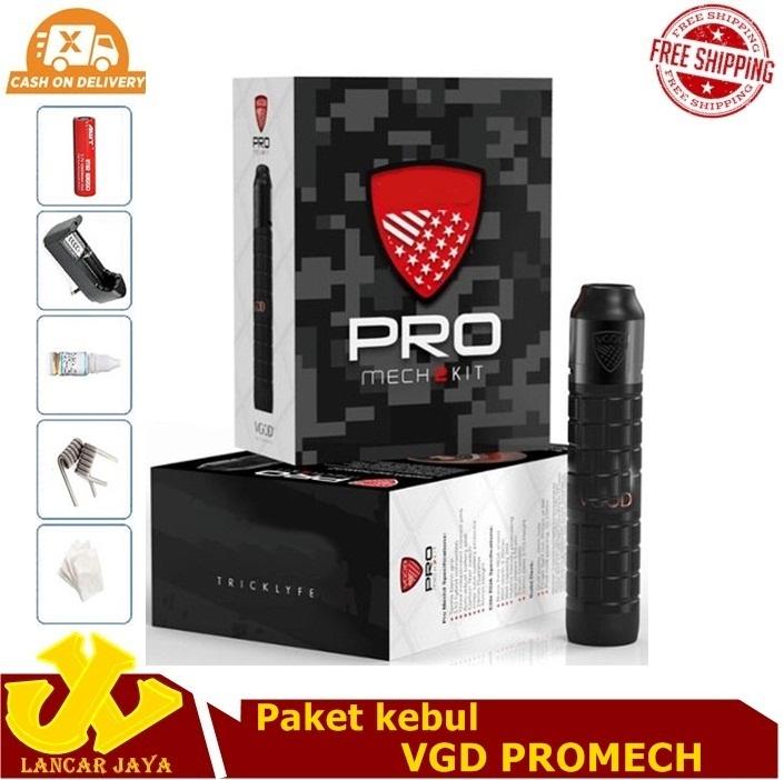 LJ - Paket Siap Ngebul VGD Pro Mech 2 Vape Rokok Elektrik VGD Murah + Free Baterai Coil Liquid Kapas dan Charger LJ - Paket Siap Ngebul VGD Pro Mech 2 Vape Rokok Elektrik VGD Murah + Free Baterai Coil Liquid Kapas dan Charger