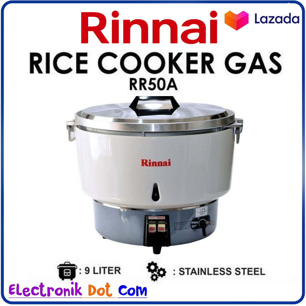 RICE COOKER GAS RINNAI RR 50A TAIWAN Kapasitas 9 liter Lazada Indonesia