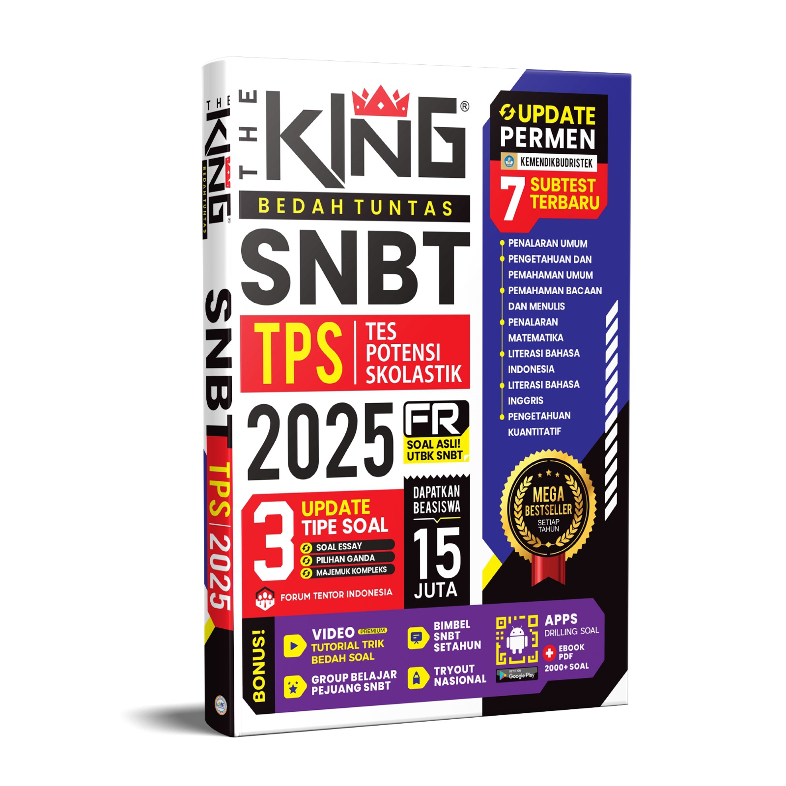 Buku TPS SNBT 2025 Buku Tes Potensi Skolastik SNBT 2025 The King TPS ...