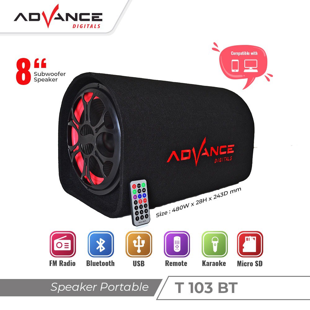 speaker advance t103bt