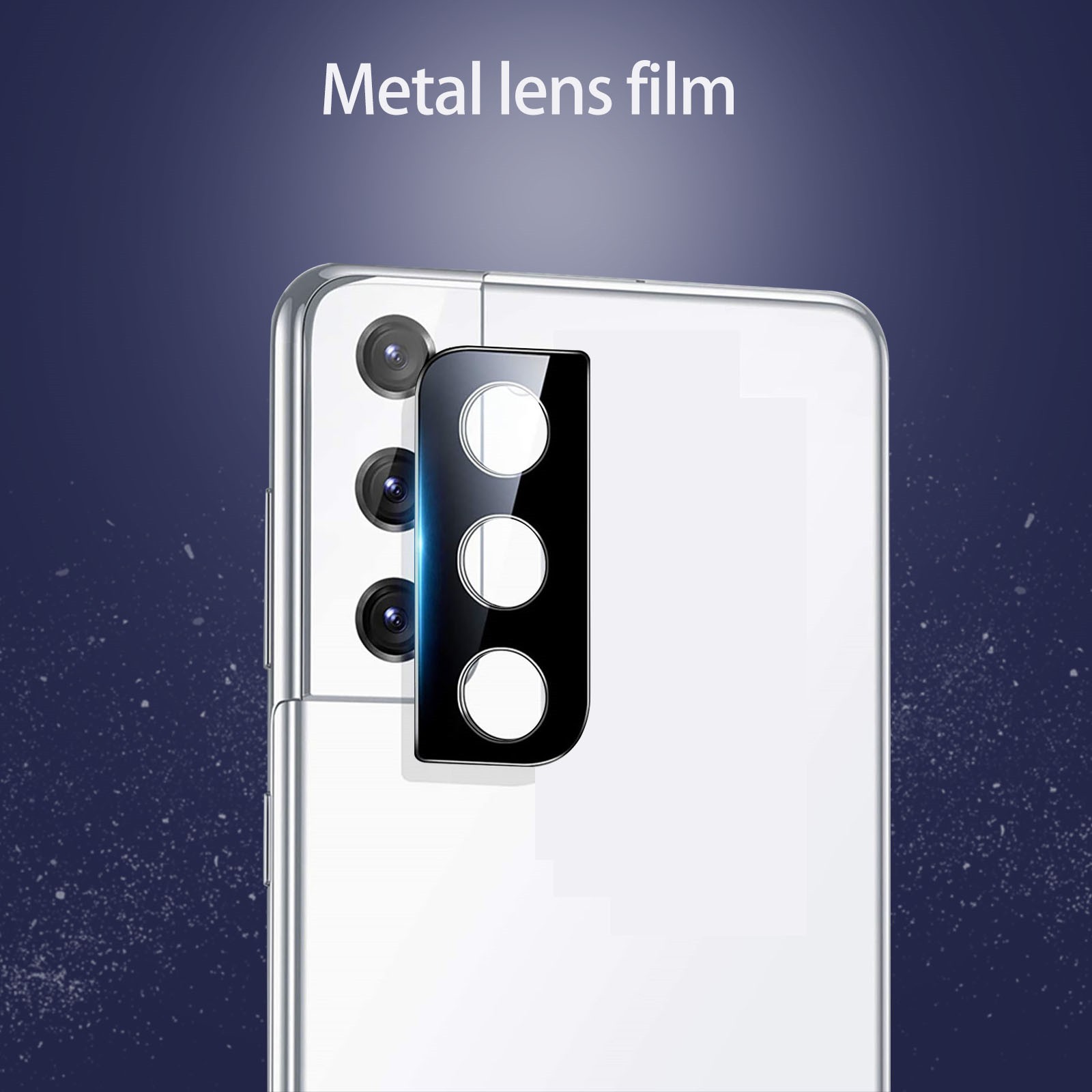 สำหรับ Samsung S21 PLUS อะลูมินัมอัลลอยกระจกเทมเปอร์หน้าจอกล้องมองหลังเลนส์