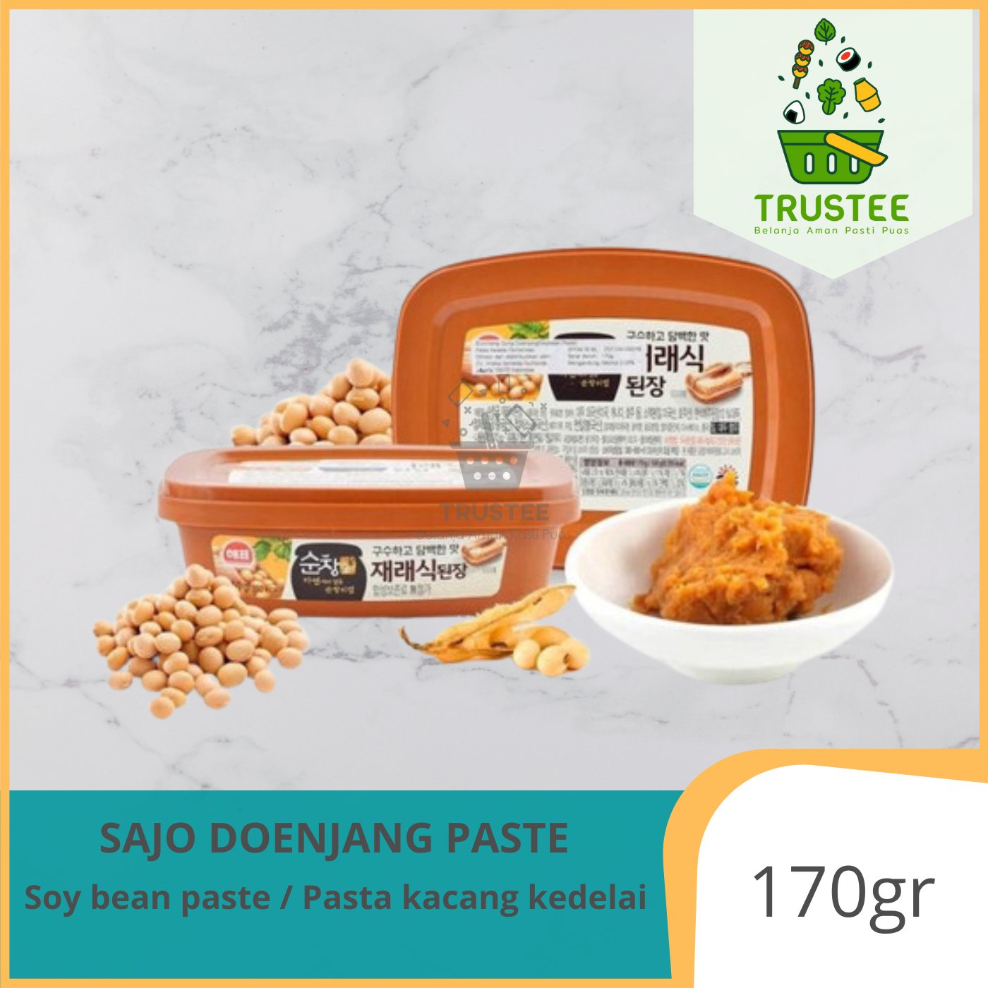 Sajo Doenjang Gr Korean Soy Bean Paste Pasta Kacang Kedelai