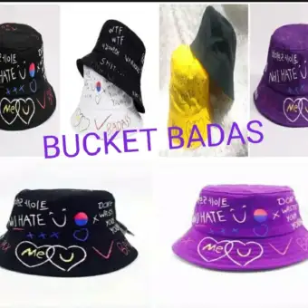 topi bucket lazada