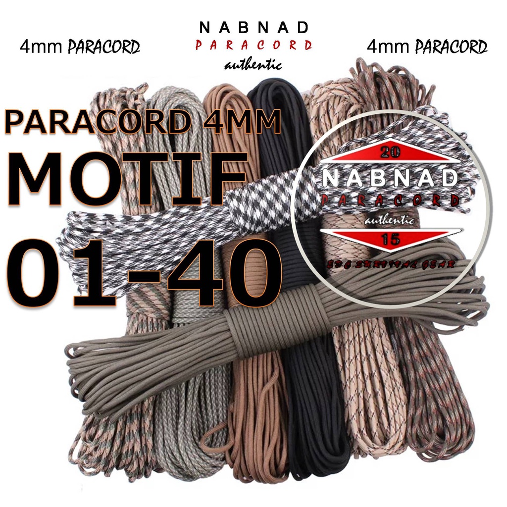 Paracord 2mm Nabnad Paracord - 1