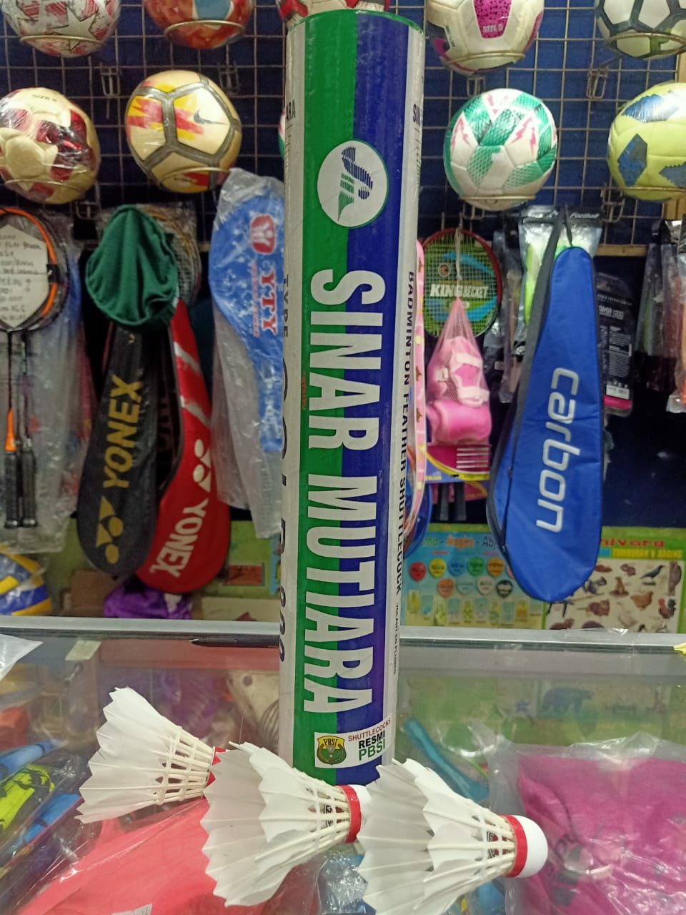 Shuttlecock Kok Sinar Mutiara Bola Bulu Tangkis Badminton Lazada