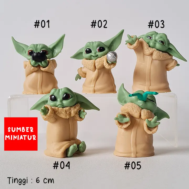 Pajangan Figure Star Wars Baby Yoda Hiasan Topper Kue Lazada Indonesia