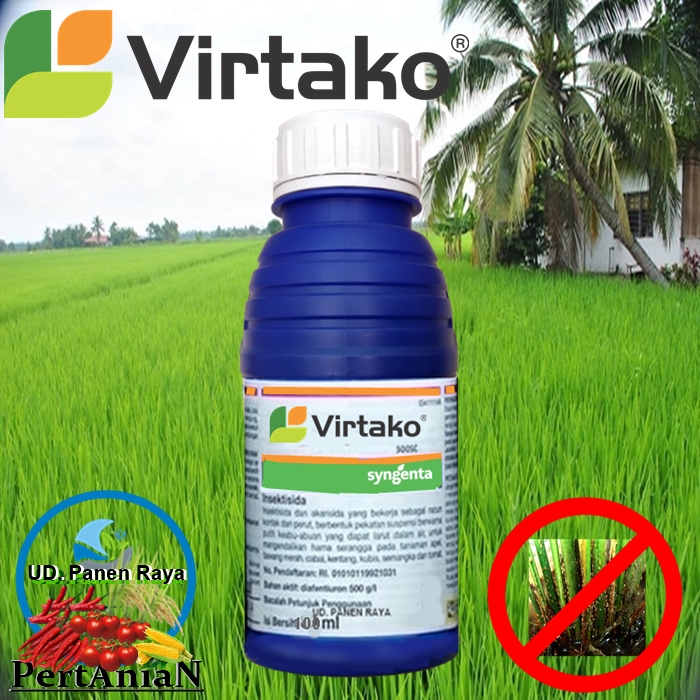 Insektisida Virtako 300sc 100ml Pestisida Ampuh Mengendalika Hama Tanaman Padi Lazada Indonesia
