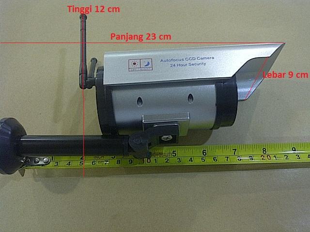 CCTV dummy palsu Outdoor antenna silver solar power ten Murah
