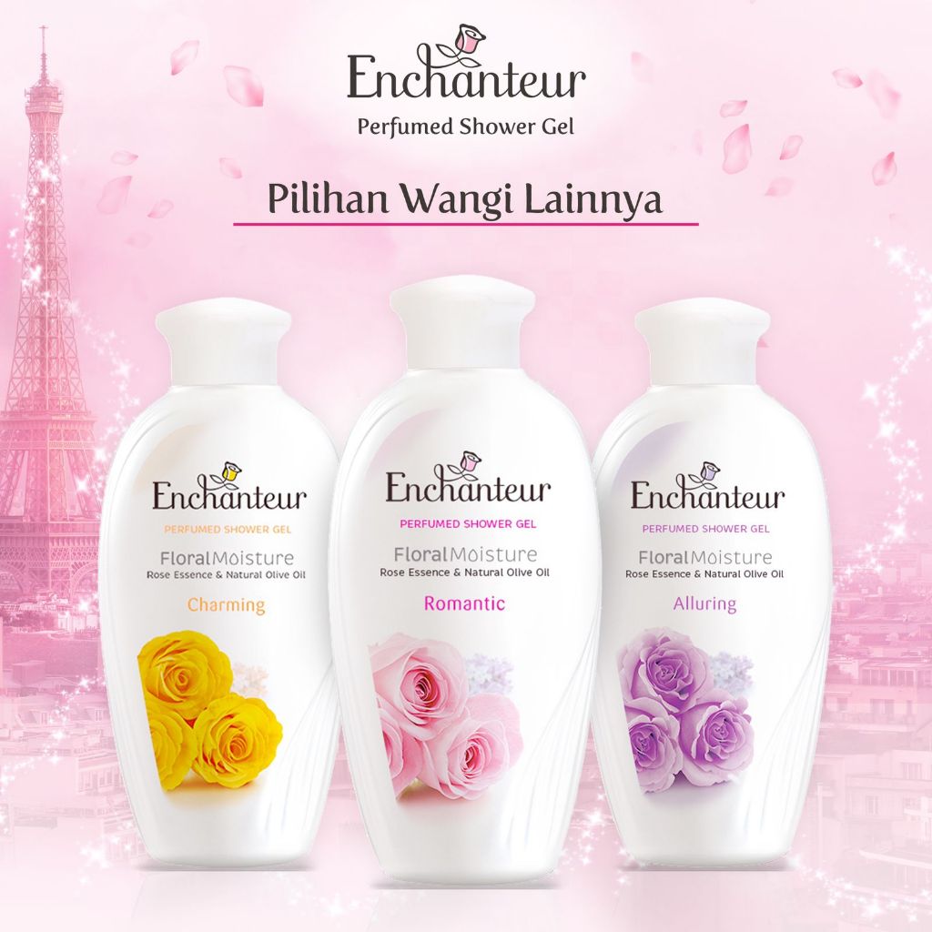 Enchanteur Shower Gel parfumed 200ml Sabun Mandi Parfum Kuning
