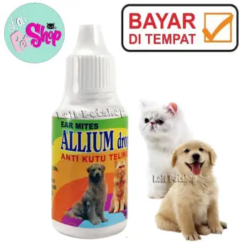 Allium Drop Obat Tetes Kutu Telinga Kucing Anjing Lazada Indonesia
