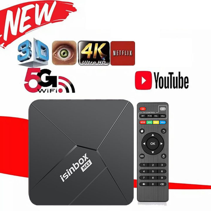 [Original+COD] TV BOX Android MXQ PRO 5G Smart TV 4K ULTRA HD RAM 8GB