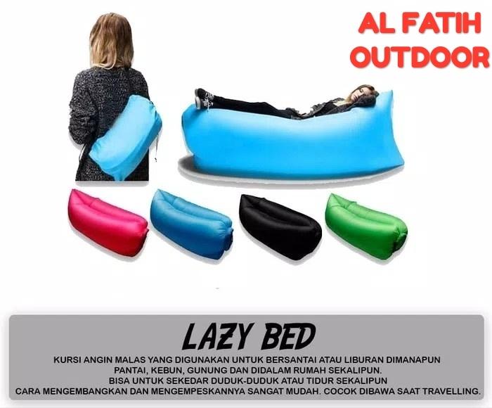 LAZY BED kursi angin malas camping air sofa bag