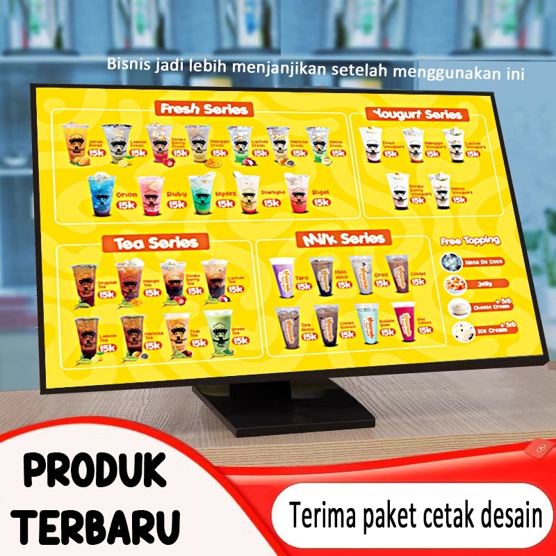 TABLE STAND LIGHT BOX / Light Box Menu /Daftar Menu/Slim Light Box