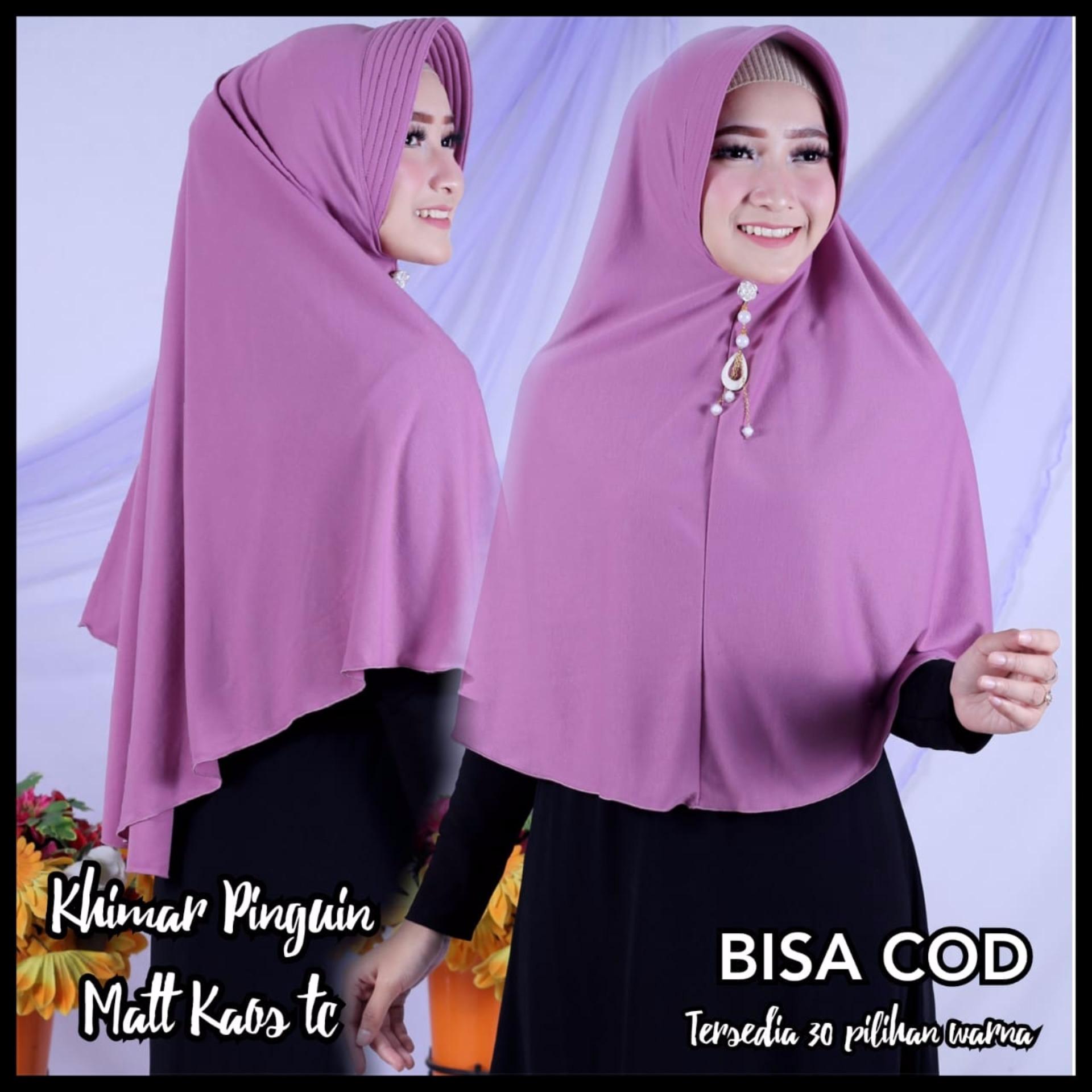 Jilbab Khimar Pinguin Jumbo/ Khimar Syari Ped Antem