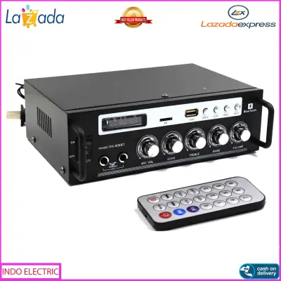 Amplifier FLECO SN-808BT Bluetooth Stereo Karaoke + Mp3 player + FM Radio