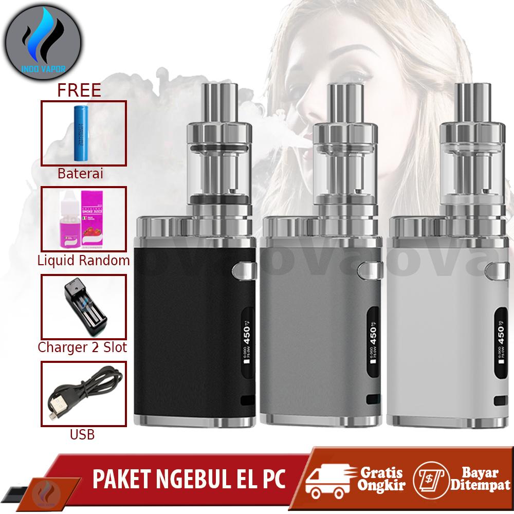 Vape Rokok Elektrik Mega Starter Kit 75W Vape Mod Free batrei free Liquid free Charger Vape Rokok Elektrik Mega Starter Kit 75W Vape Mod Free batrei free Liquid free Charger