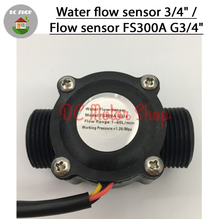 Water Flow Sensor 34 Flow Sensor Fs300a G34 Lazada Indonesia 1162