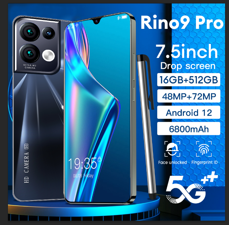 hp terbaru 2023 Original! HP murah Rino9 PRO Handphone android 4G/5G ...