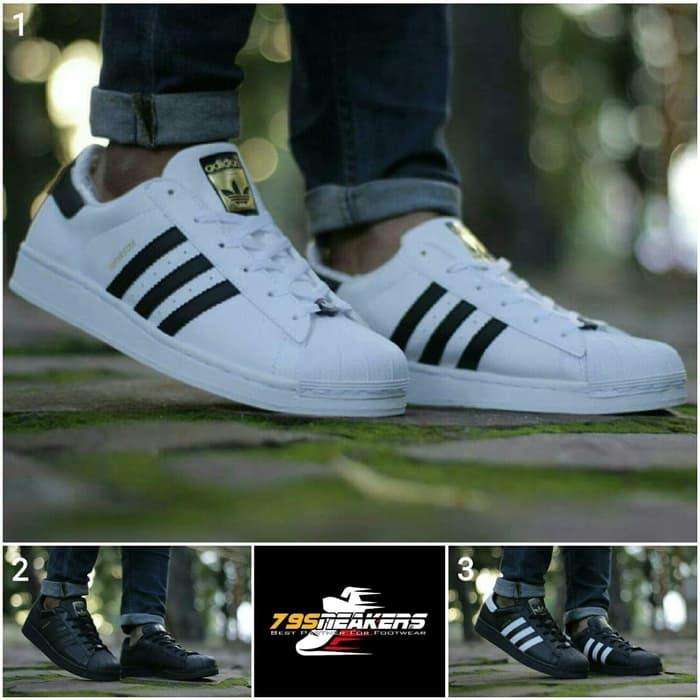 Sepatu Sneakers Adidas10 Superstar Premium Original Sepatu Olahraga Sepatu Running Sepatu Jogging Sepatu Keren Sepatu Gaya